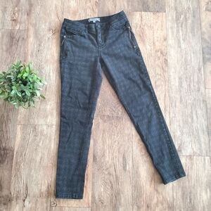 Wit & Wisdom Houndstooth Pants Gray and Black Size 2